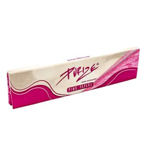 Bibułk różowe bletki Purize King Size Slim