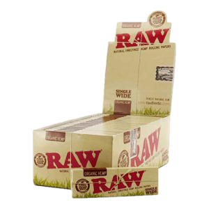 Bibułki RAW Organic Single Wide