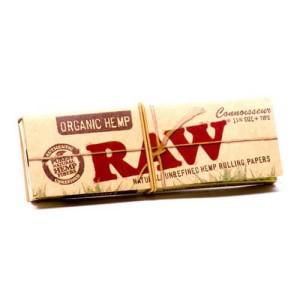Bibułki RAW Organic Hemp Connoisseur 1 1/4 + tipy