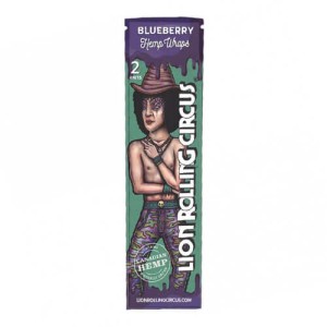Bibułki owijki konopne LRC Blueberry Hemp Wrap