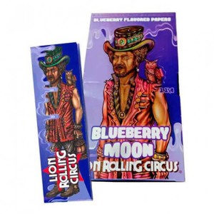 Bibułki smakowe 1 1/4 Blueberry Lion Rolling