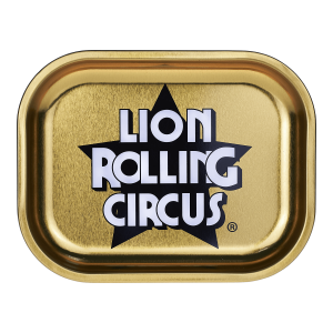 Tacka metalowa ZŁOTA mała Lion Rolling Circus