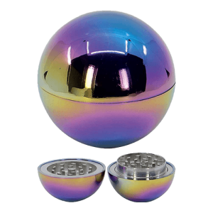 Młynek metalowy Rainbow Kula | 55 mm | 2-cz