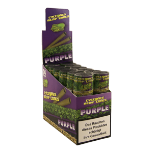 Bibułki konopne Cyclones Hemp Purple 2szt.