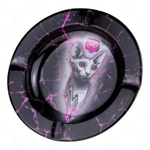 Popielniczka metalowa Stray Sfinks Kot Różowy