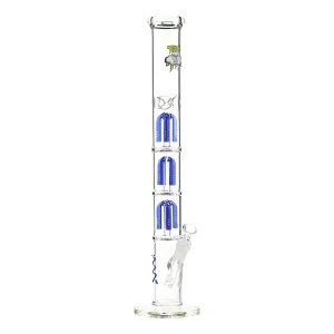 Bongo szklane lodowe TABUN potrójna burza 50 cm