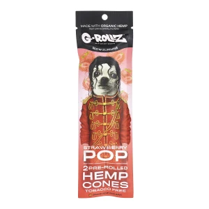 Wrapy konopne Grollz Prerolled Cone Truskawk 2 szt