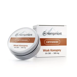 Wosk konopny maść 5% CBD Hempmont Cannawax 10g