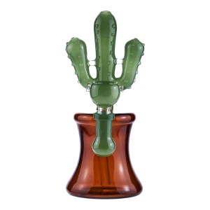 Bongo szklane kaktus meksykański JarajTo 22 cm
