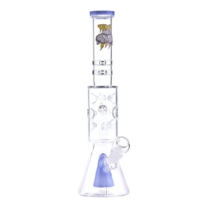 Bongo szklane w kosmosie Tabun niebieskie 35 cm