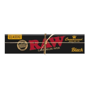Bibułki RAW Black Connoisseur KS z filterkami