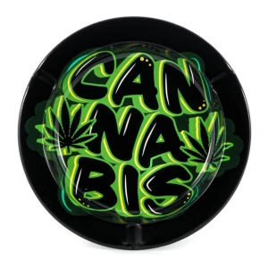 Popielniczka metalowa Cannabis