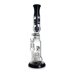 Bongo szklane glicerynowe lodowe 2 drumy 42 cm