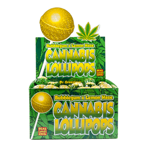 Lizak Cannabis Oil Bubble Gum x Lemon Haze 70 szt