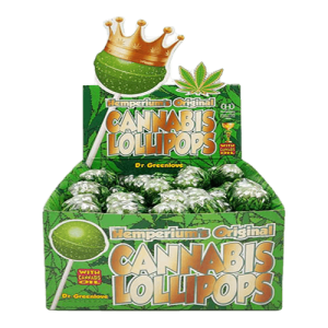 Lizak Cannabis Oil Bubble Gum x Hemperium 70 szt