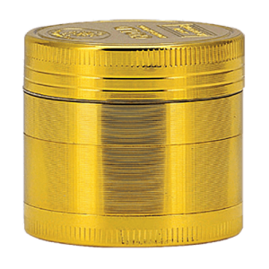 Młynek metalowy Złoty GOLDEN sztabka | 40mm | 4-cz