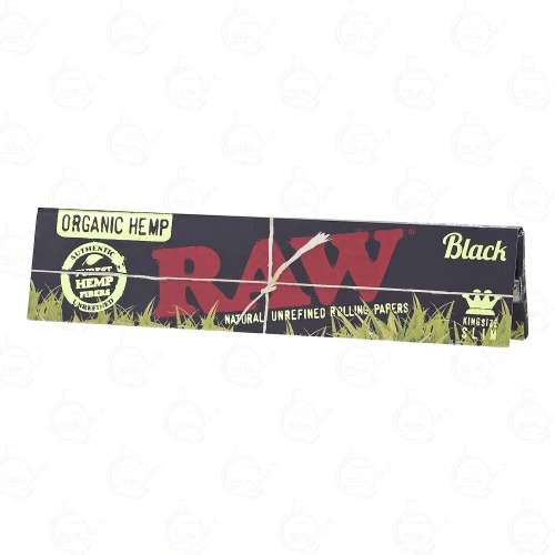 Bibułki RAW Black Organic Hemp KS Slim 1.webp