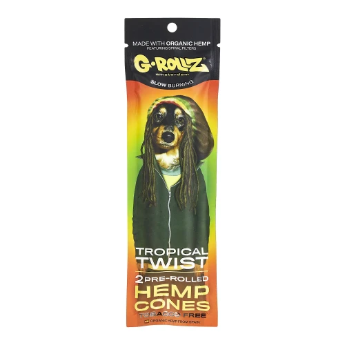 Wrapy konopne Grollz Prerolled Cone Mango 2 szt bulk.webp