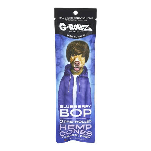 Wrapy konopne Grollz Prerolled Cone Jagoda 2 szt bulk.webp