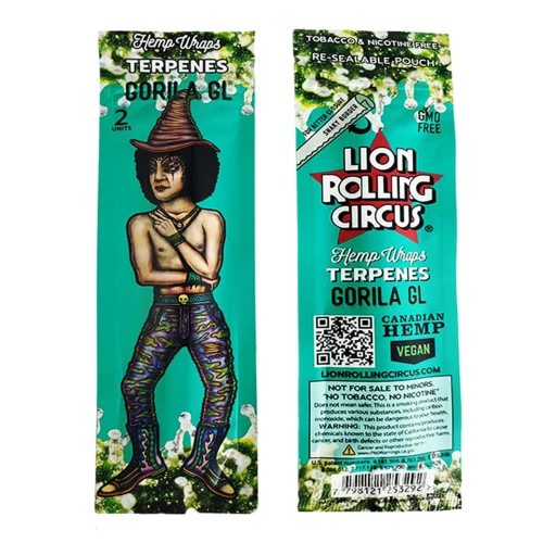 BB Bibułki owijki konopne LRC Gorila hemp wrap.webp