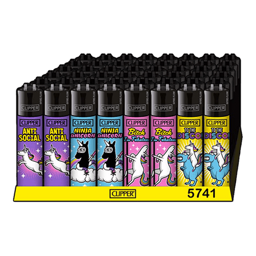 Clipper Lighter Flints Unicorn Slogan, Archiwum